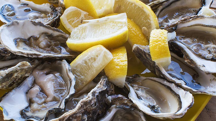 Oysters are great aphrodisiacs